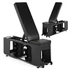 [US Local Warehouse] 4-in-1 Adjustable Weight Bench for Home Gym Foldable Workout Exercise Strength Training Bench with 660LBS Weight Capacity for Full Body Fitness Dumbbell Exercise