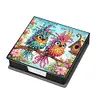 Abstract Birds PU Diamond Painting Notecard Box 5D DIY Diamond Art Note Box
