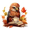 【Limited Stock Sale】Autumn Animal Cup-Paint by Numbers Acrylic Painting 40*40CM(Watercolor)