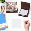 Wooden 5D Diamond Painting Kit Note Box DIY Diamond Art Notepad Box (Flowers)