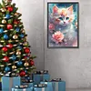 Diamond Painting-DIY Full Round Drill Flower Cat(40*60CM）