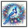 Garland Blue Tit-11CT Stamped Cross Stitch 40*40cm/15.75*15.75in