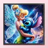 Elf And Stitch - 11CT Stamped Cross Stitch - 40*40cm - Disney