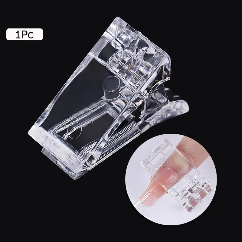 120Pcs False Full Nail Tips Quick Building Mold Tips Nail Dual Forms Finger Extension Nail Art UV extension Easy Find Nail Tools-Nail Inspo