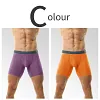 Men's Ice Silk Underwear Sexy Bulge Puch Low Rise See Through Boxer Briefs Thin Cool Boxers Shorts