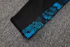 Joyfball 2024/2025 Napoli Half-Pull Training Suit Black Football Shirt 1:1 Thai Quality