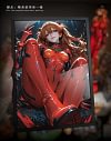 Sitting Position Asuka Langley Soryu - (EVA) Neon Genesis EVAngelion Resin Statue - Instant Noodes Cat Studio