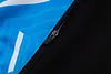 Joyfball 2024/2025 Napoli Long Zipped Jacket Blue Soccer Jersey 1:1 Thai Quality 