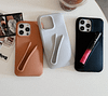 💄Luxury 3D Lipstick Hole Design Silicone Phone Case