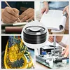 5X Illumination Paperweight Magnifier 6 LED Dome Desktop Magnifier for Reading