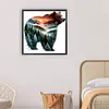 Forest Bear-Full Round Diamond Painting
