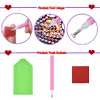 Diamond Painting-DIY Crystal Rhinestone Angel Clock (35*35 CM)