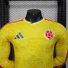 2025 Long Sleeve Player Version Colombia Home Football Shirt 1:1 Thai Quality