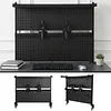 [US Local Warehouse] Desktop Shelving System with Monitor Stands Computer Accessories Clamp On Desk Organizer Shelf 51 X 34 Inch for Office Supplies Dorm Home Decor