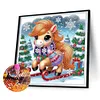 (US Local)4pack Xmas Animal-Special Shaped Diamond Painting Kit(30x30cm)