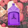 New Grid Design Diamond Painting Tray Y-Shaped Insert Semi-Open Lid Effectively Separating Drills DIY Diamond Art Accessories