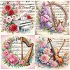(US Local)4Pack Flower-Special Shaped Diamond Painting Kit(30x30cm)