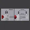 2-in-1 360&deg; Steering Multi-functional CNC Vise Clamp Plier for Model Engine Building/Debugging/Repairing