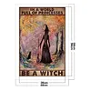 (Big Size)The Witch - 11CT Stamped Cross Stitch - 40*60cm - Halloween