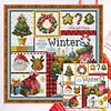 Winter - 14CT Counted Cross Stitch - 27*27cm