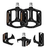 Double DU Bicycle Pedal Waterproof Alloy Pedal Anti-Slip Widened Nail Pedal
