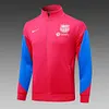 2024/2025 Barcelona Long Zipped Jacket Red Football Shirt 1:1 Thai Quality