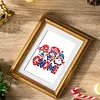 12pcs Independence Day 5D DIY Square Drill Diamond Painting Kits for Adults Beginners Home Decor Diamonds Paintings Gem Art 5.91x7.09in