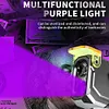 RGB LED Flashlight Rechargeable Flashlight 680 Lumens Work Light with Side Light