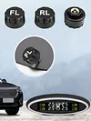 Tire Pressure Monitoring System with 4 Sensors Wireless TPMS for Car SUV Sedan