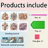 6Pcs Faith 5D DIY Diamond Painting Greeting Card Craft for Friend Family Lover Kit