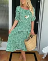 🌸Summer Specials🌸Elegant Polka Dot Midi Dress