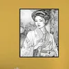 (US Local)Beauty 5D DIY Full Drill Round Big Size Diamond Painting Kit for Home Wall Decor 40x50cm 