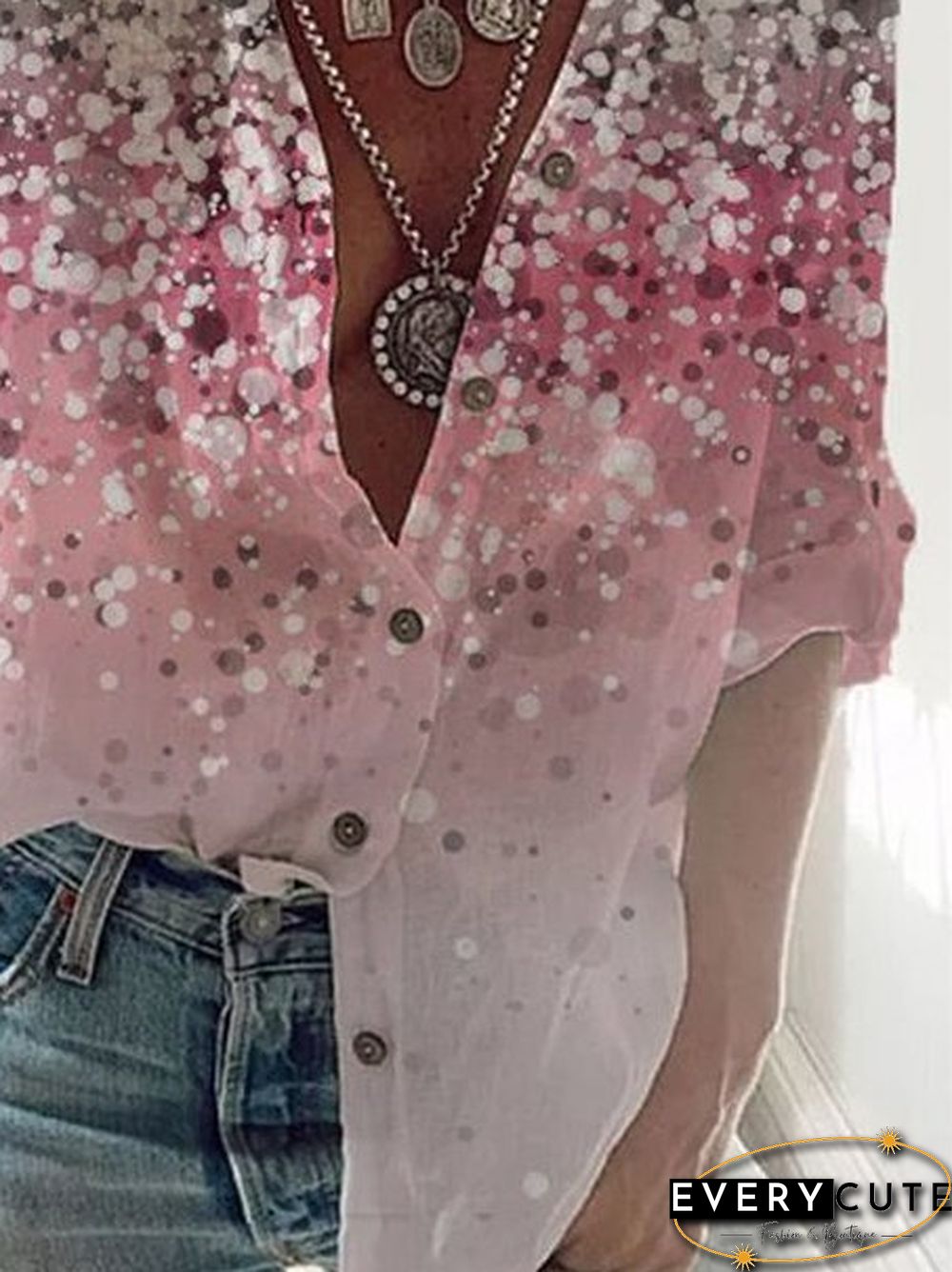 Casual Long Sleeve Blouse