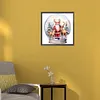 5D DIY Full Round Drill Diamond Painting Santa Claus Crystal Ball Home Decor
