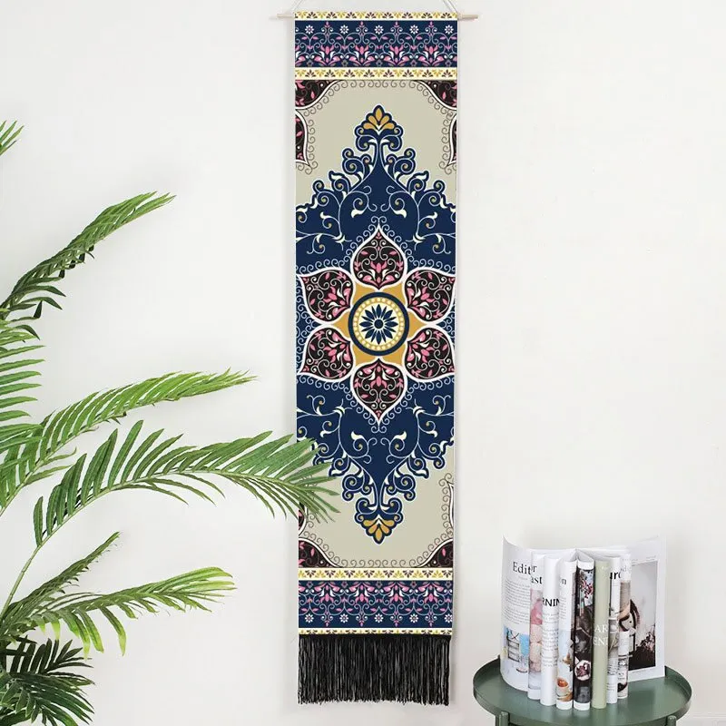 Lifelike Snake Wall Hanging Phase Tapestry Bohemia Tarot Tassel Tapestry Boho Mandala Art Tapestries For Bedroom Office Decor