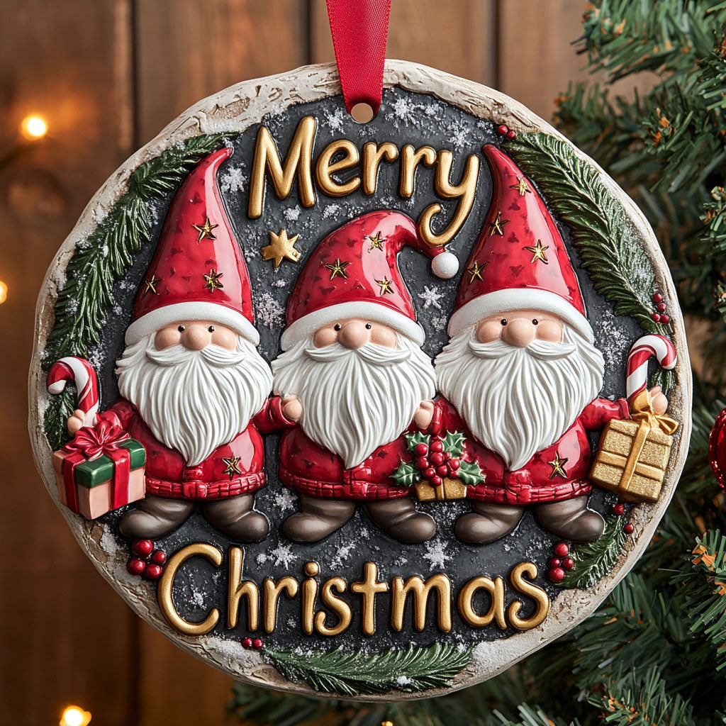 Joyful Gnome CW1510042CL Christmas Ornament