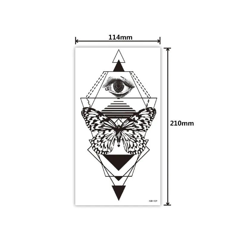 Full Arm Tattoo Sticker Creative Personality Small Full Arm Temporary Tattoo Original Waterproof Sweat Lasting Tattoo Sticker