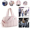 Women Travel Duffel Bag Waterproof Gym Tote Bag with Wet Pocket Luggage Bag