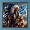 Indians nfl detroit lions-round drill diamond painting-40*40cm