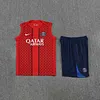 2025/2026 Psg Paris Pre-Match Training Red Vest+Shorts Football1:1 Thai Quality