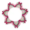 Boho DIY Suncatcher Macrame Kit Decorative Handmade Mandala Ring Thread Kit Party Supplies for Holiday Wall Art Crafts Decor