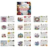 2026 DIY Special Shape Desktop Diamond Standing Calendar for Bedroom Living Room