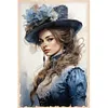 Diamond Painting-DIY Full Round Drill Lady(40*60CM)