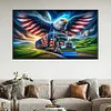 American Eagle-Full Round Diamond Painting 70*40CM