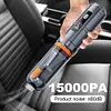 15000PA Car Vacuum Cleaner Portable Cordless Compressed Air Duster for Car Home