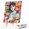 Girls Over Flowers - Paint by Numbers Acrylic Painting - 40*50cm