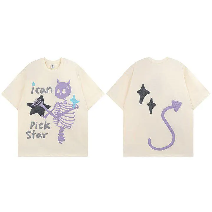 Brownm Can Pick Star Tee