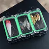 Expandable Fishing Tackle Box Luminous Waterproof Magnetic Tools Storage Box