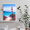 Ink Lighthouse-Paint by Numbers Acrylic Painting 40*50CM