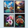 (Multi-Style)Landscape-Paint by Numbers Acrylic Painting 40*50/40*55CM